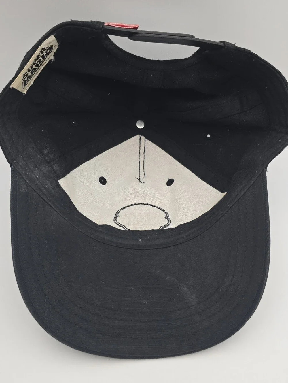Nintendo Super Mario Bros. Youth Kids Black Adjustable Snapback Hat